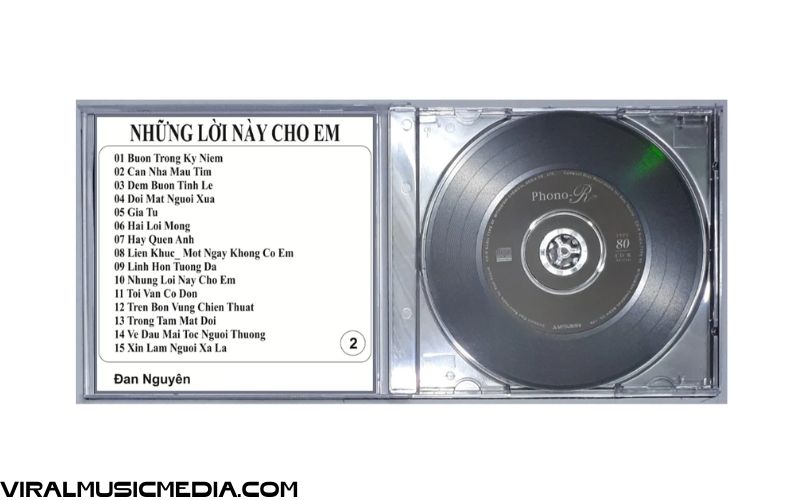 Bộ 5 cd nhạc vàng Đan Nguyên âm thanh chất lượng cao