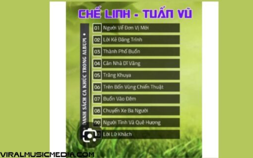 Đĩa CD Nhạc Vàng Chế Linh - Tuấn Vũ Chất Lượng Cao